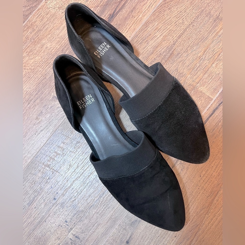 Eileen Fisher Women's Flute Pointed Toe d'Orsay Flats